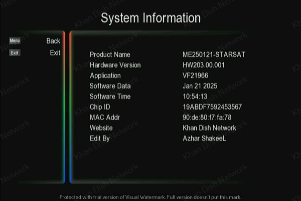 Gx6605s HW203.00.001_VF21966_21012025.bin screenshot 5