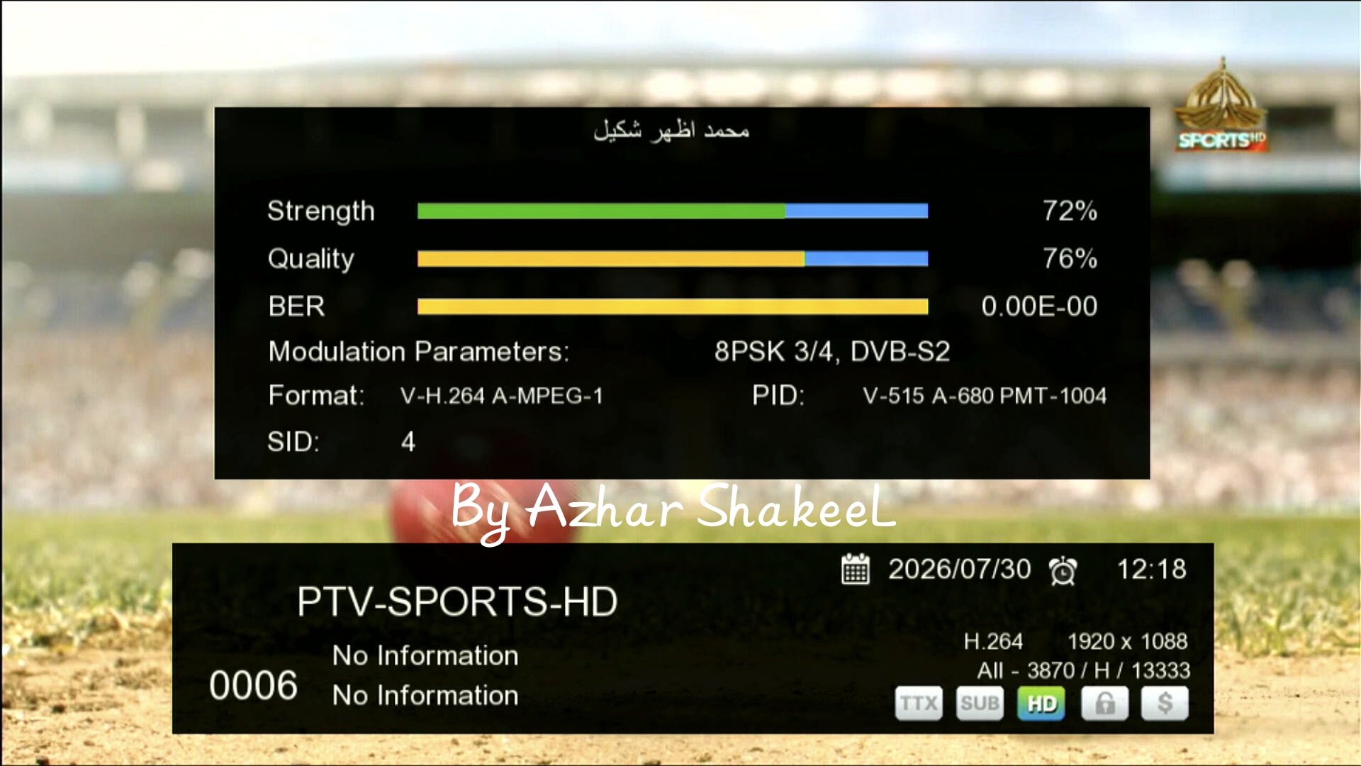 SR 2075HD ME260727 STARSAT U43 STARSAT Titan GX6605S S2 HW203 00 @s.bin screenshot